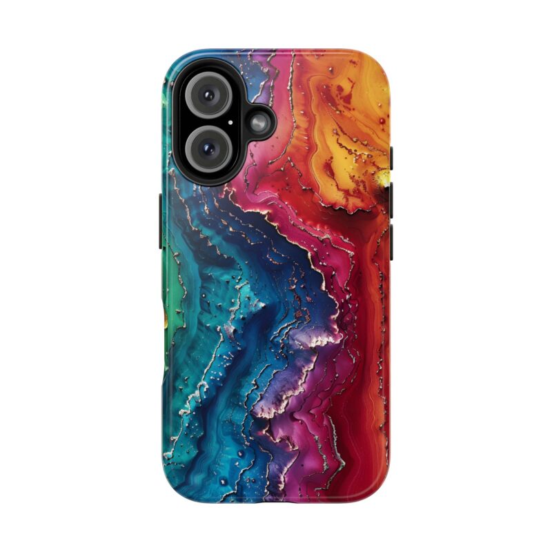 Rainbow Kaleidoscope iPhone 16 Case