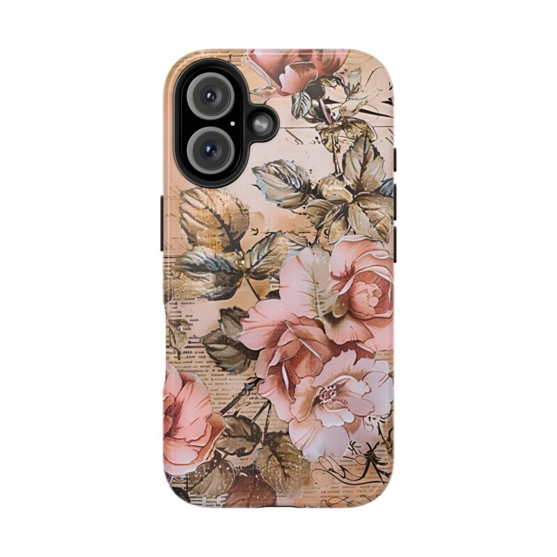 Vintage Rose Junk Journal iPhone 16 Case