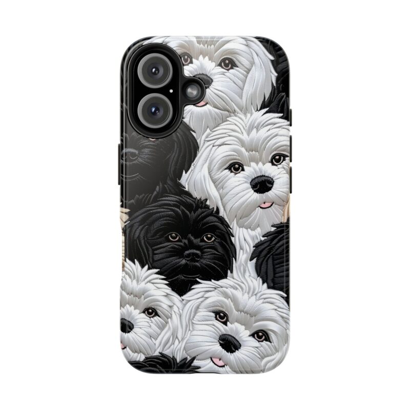 Furry Friends 3D Embroidered iPhone 16 Case