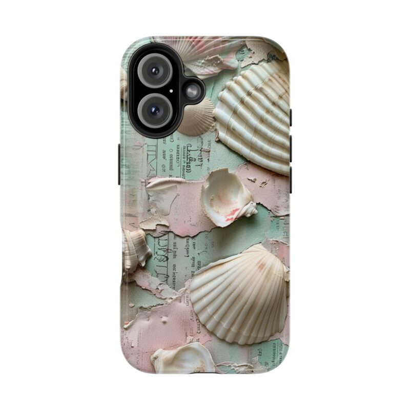 Seaside Shells Vintage Junk Journal iPhone 16 Case