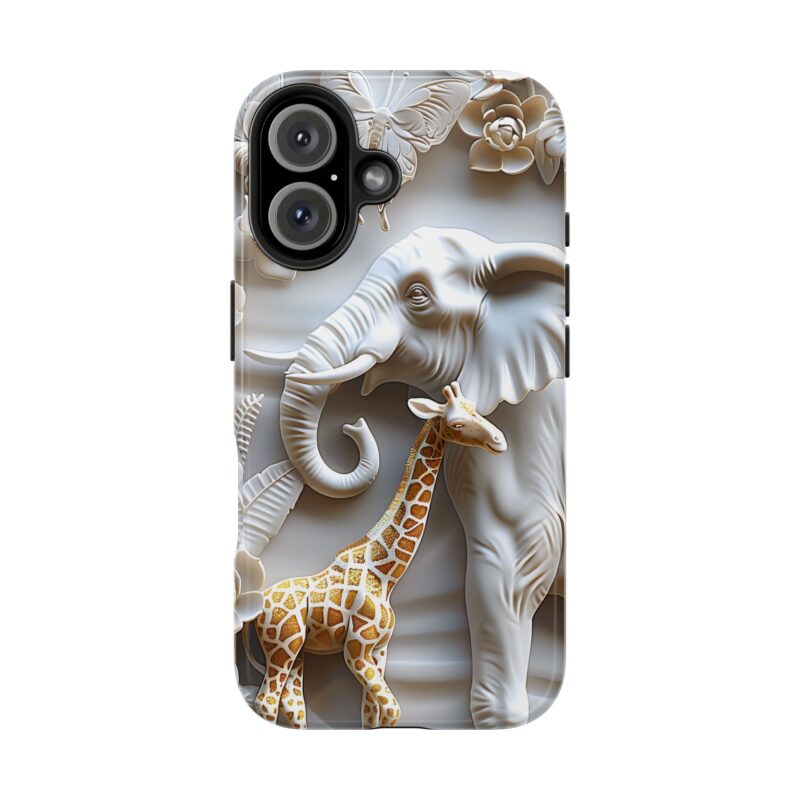Wild Majesty Embossed iPhone 16 Case