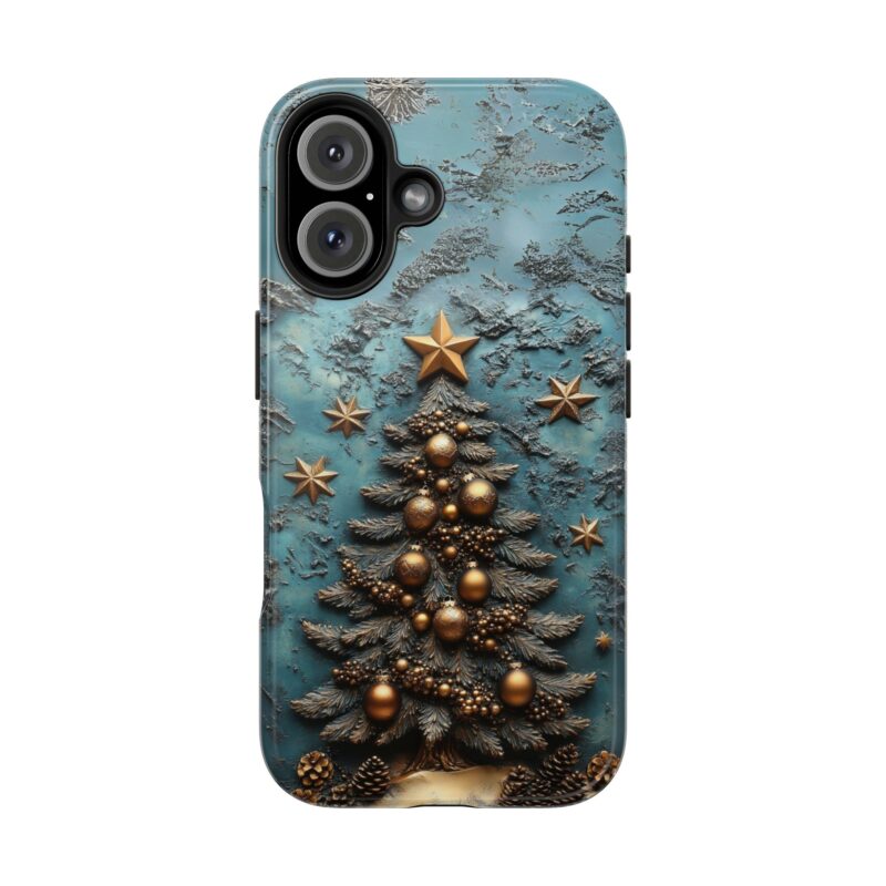 Ornate Christmas Bas-Relief iPhone 16 Pro Case
