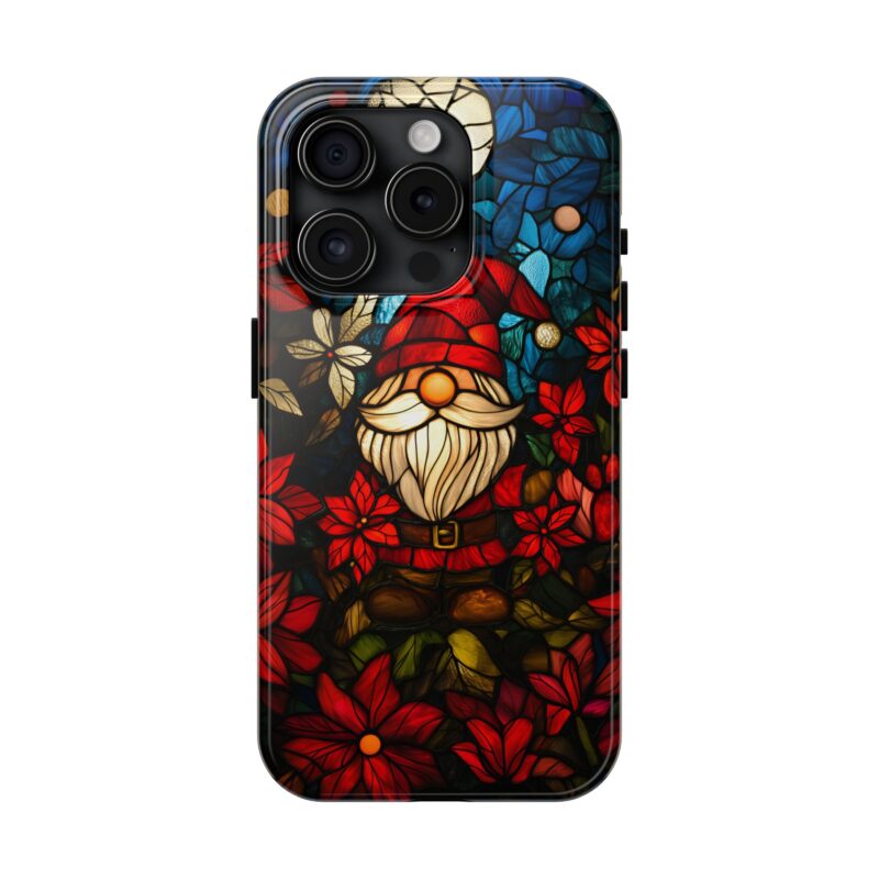 Floral Gnome Delight iPhone 15 Case - Image 5