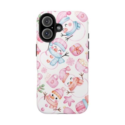 Cotton Candy Snowman iPhone 15 Pro Case
