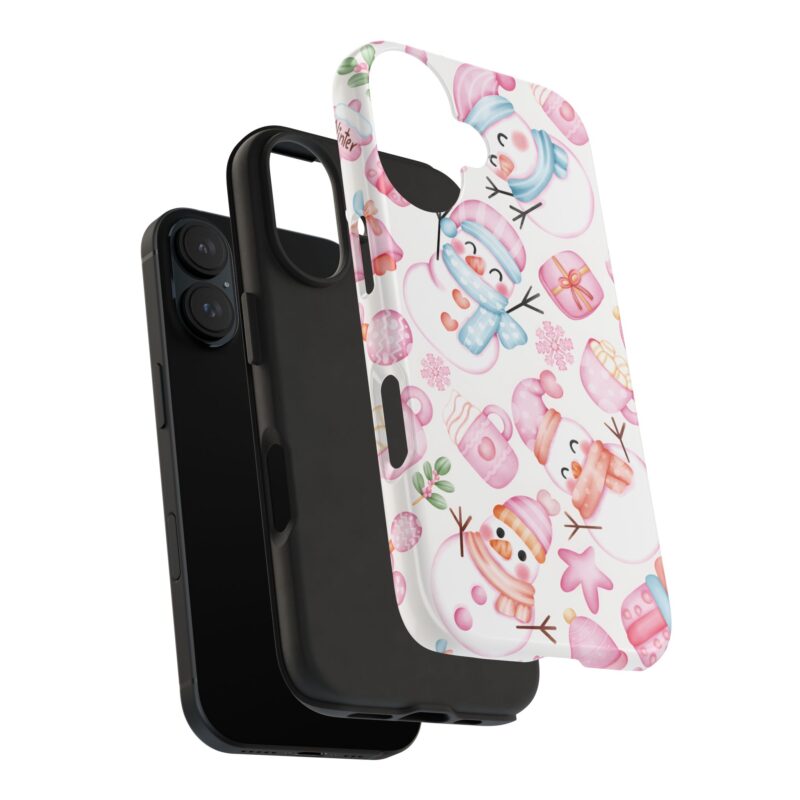 Cotton Candy Snowman iPhone 15 Pro Case