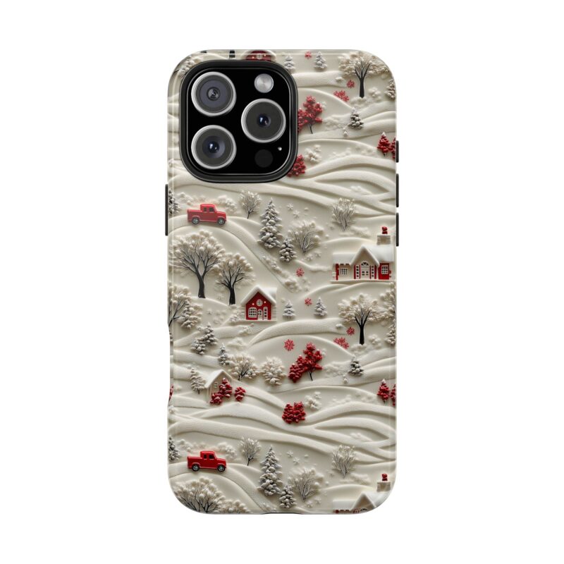 Snowy Christmas Charm iPhone 15 Case