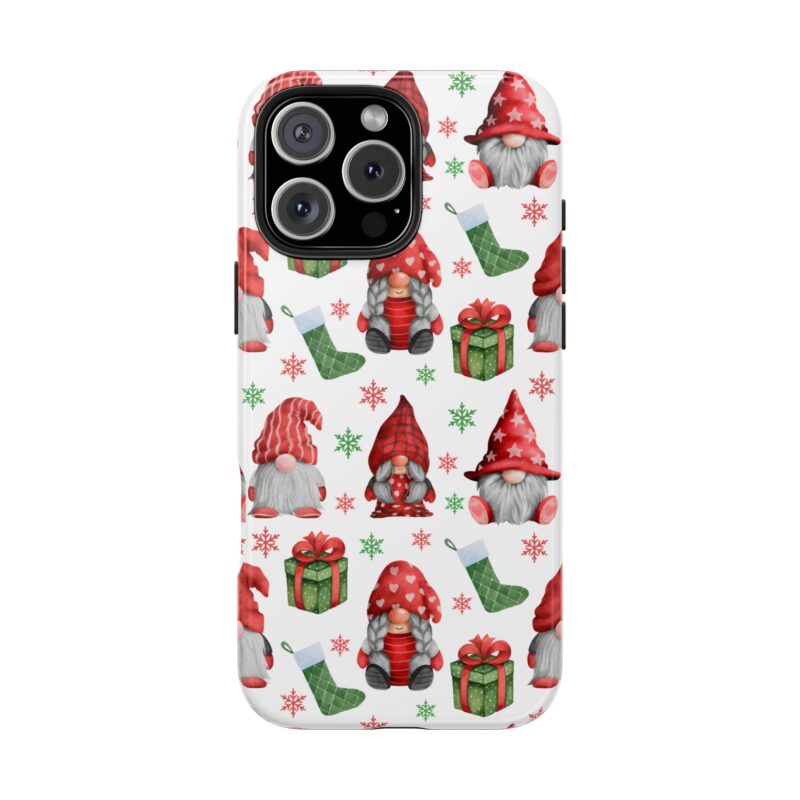Cozy Gnome Christmas iPhone 15 Pro Max Case - Image 4