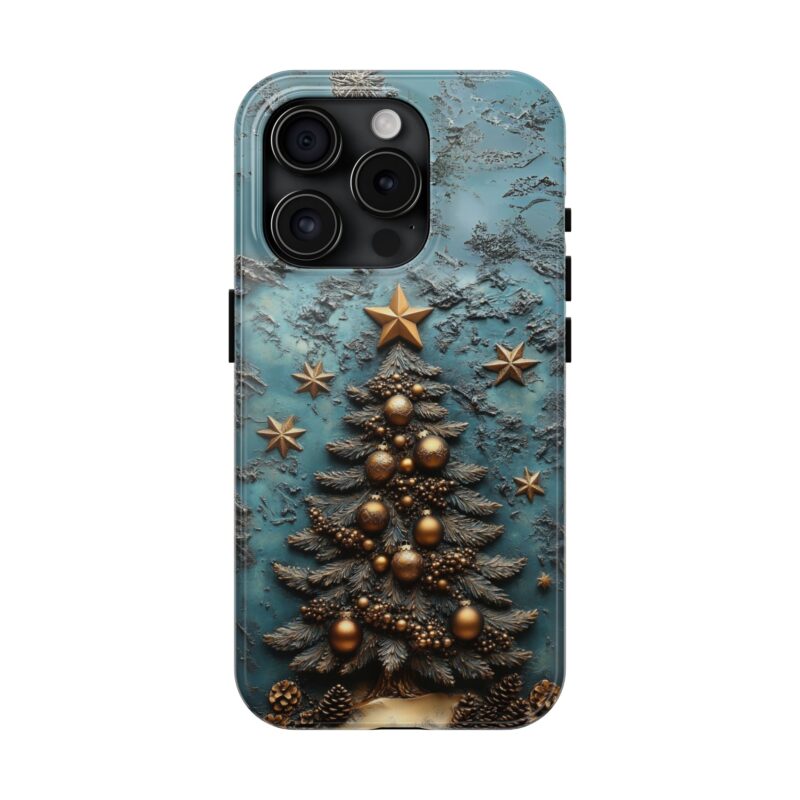 Ornate Christmas Bas-Relief iPhone 16 Pro Case