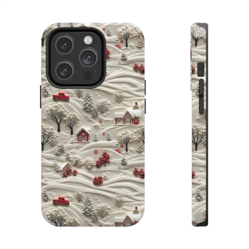 Snowy Christmas Charm iPhone 15 Case