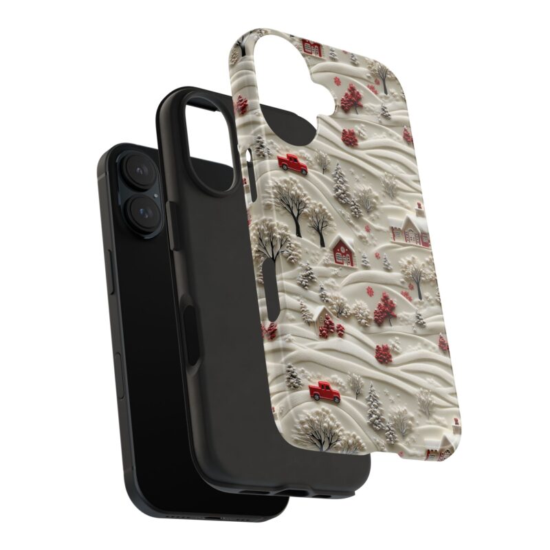 Snowy Christmas Charm iPhone 15 Case