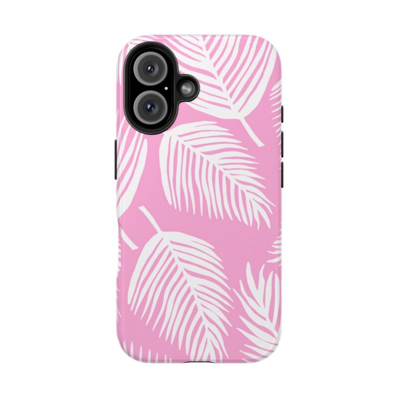 Blush Palm Leaves iPhone 16 Case