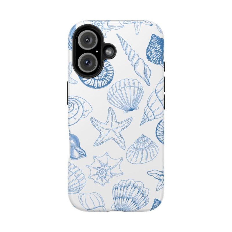 Ocean Breeze Seashells iPhone 16 Case
