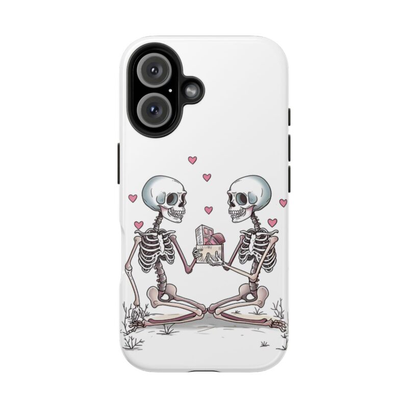 Skeleton Love Couple iPhone 16 Case
