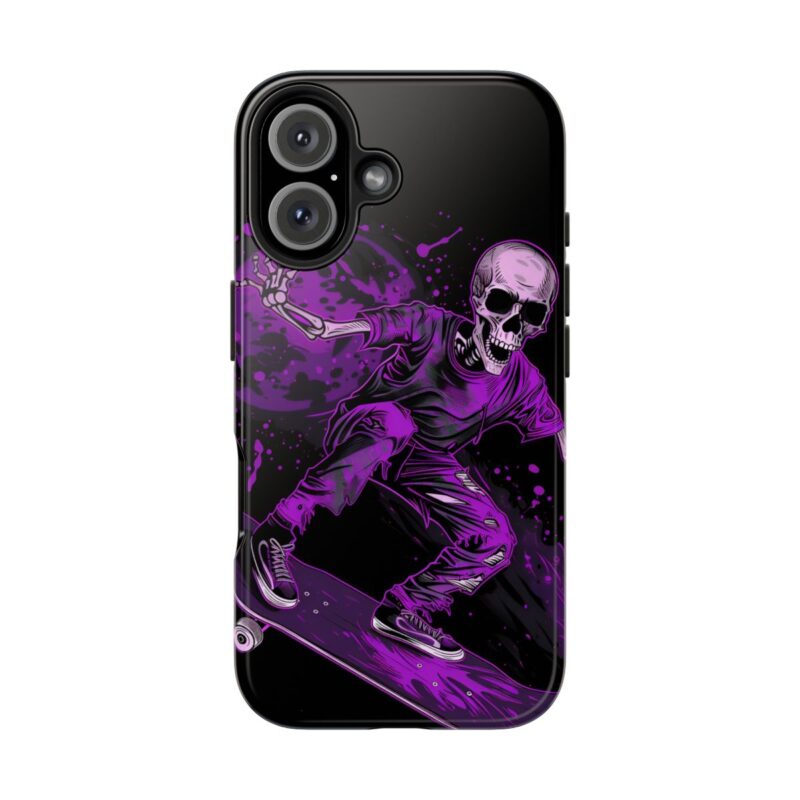 Skeleton Skater iPhone 16 Case