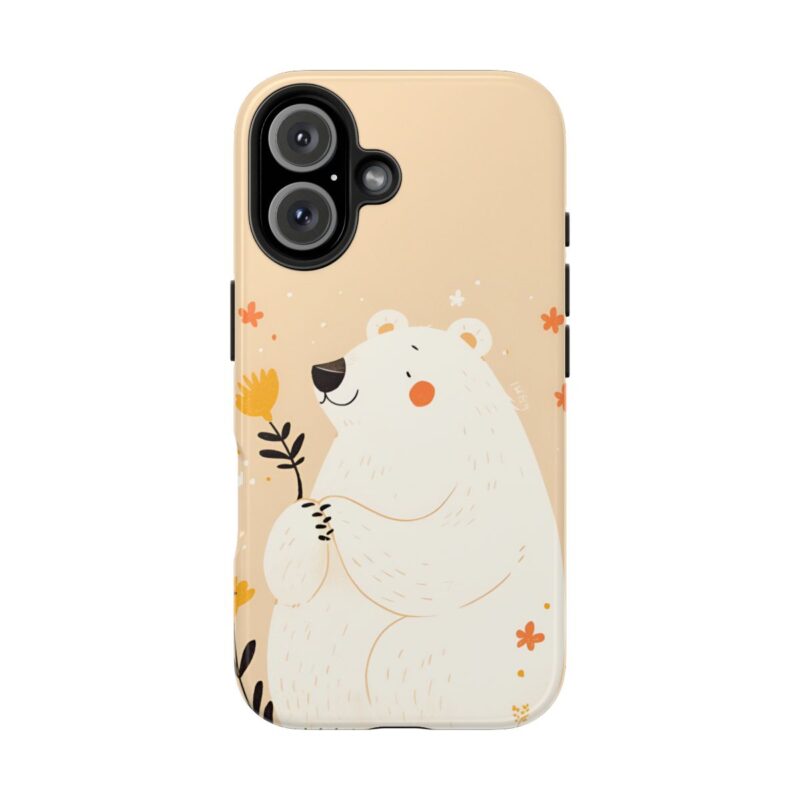 Cute Bear iPhone 16 Case