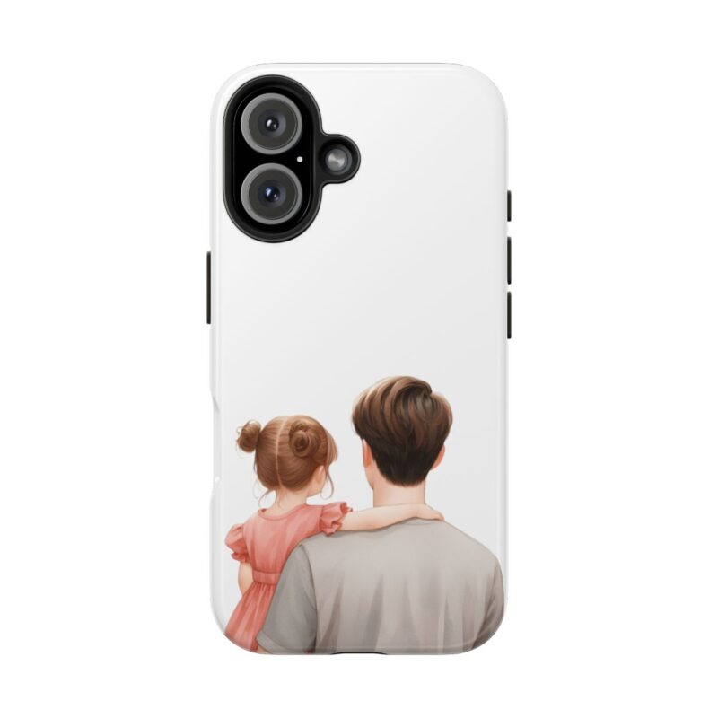 Cute Father Daughter iPhone 16 Case
