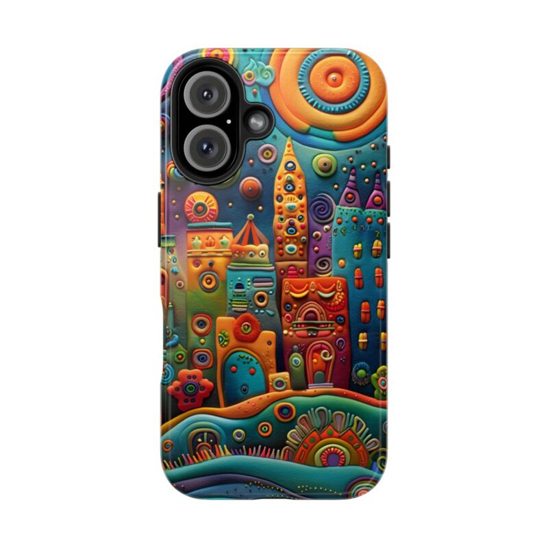 Whimsical Residences iPhone 16 Case