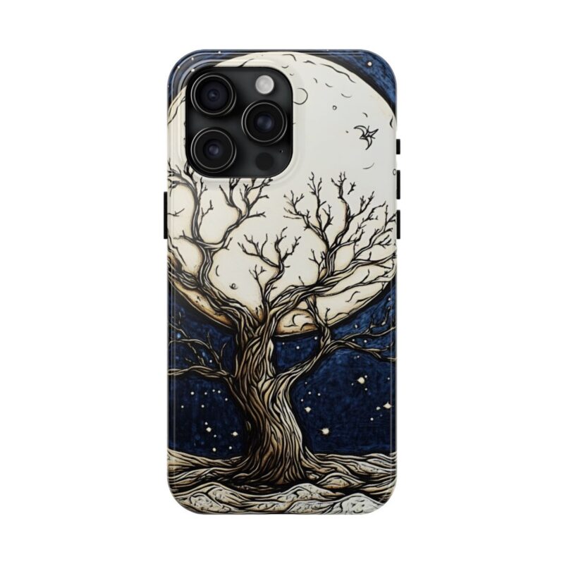 Ancient Moonlit Tree iPhone 16 Case