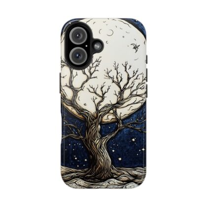 Ancient Moonlit Tree iPhone 16 Case