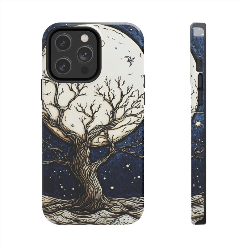 Ancient Moonlit Tree iPhone 16 Case