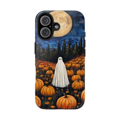 Folk Art Pumpkin Patch Ghost iPhone 15 Pro Max Case