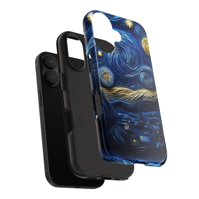 Van Gogh Starry Paper Cut iPhone 16 Plus Case