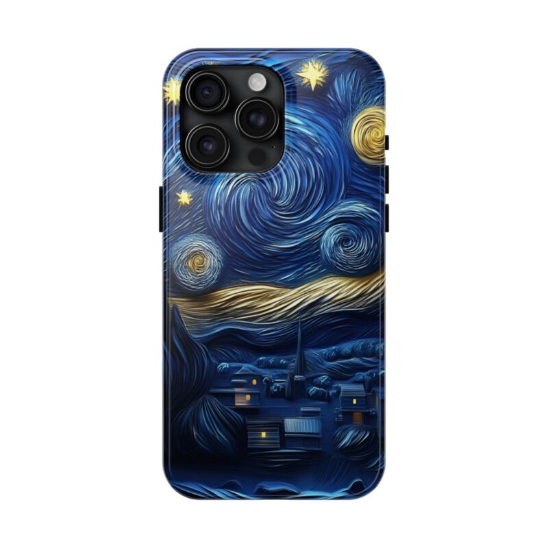 Van Gogh Starry Paper Cut iPhone 16 Plus Case