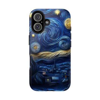 Van Gogh Starry Paper Cut iPhone 16 Plus Case