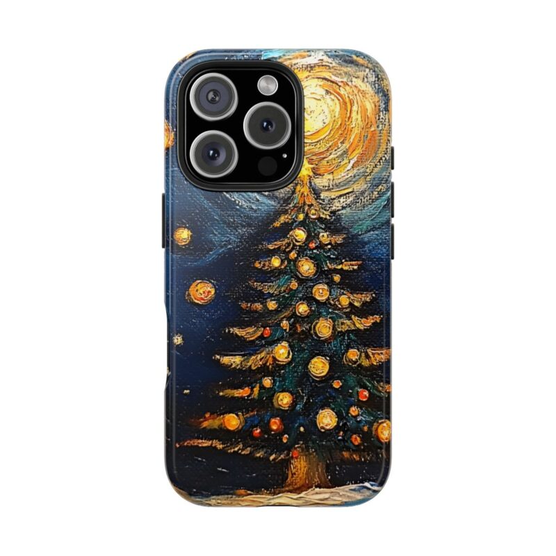 Van Gogh Starry Christmas iPhone 16 Pro Case
