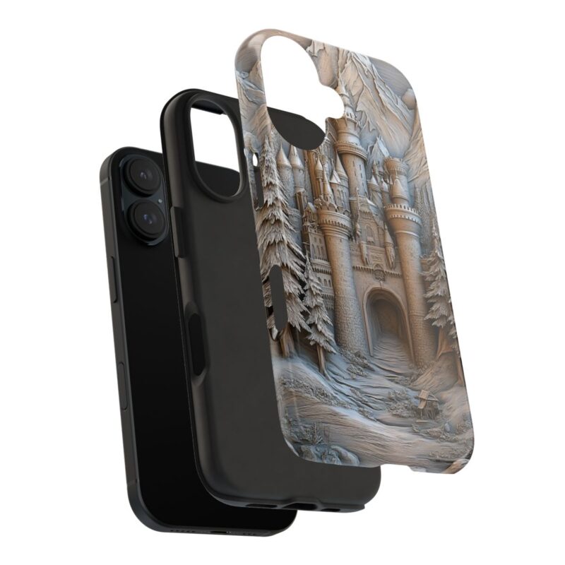 Ancient Mountain Castle iPhone 16 Case