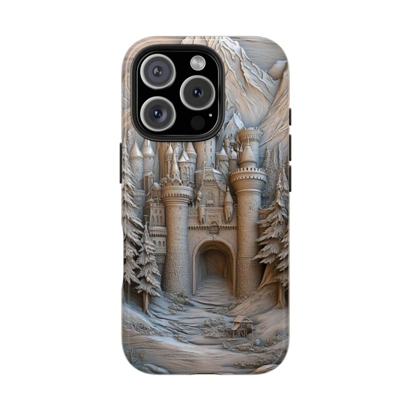 Ancient Mountain Castle iPhone 16 Pro Case