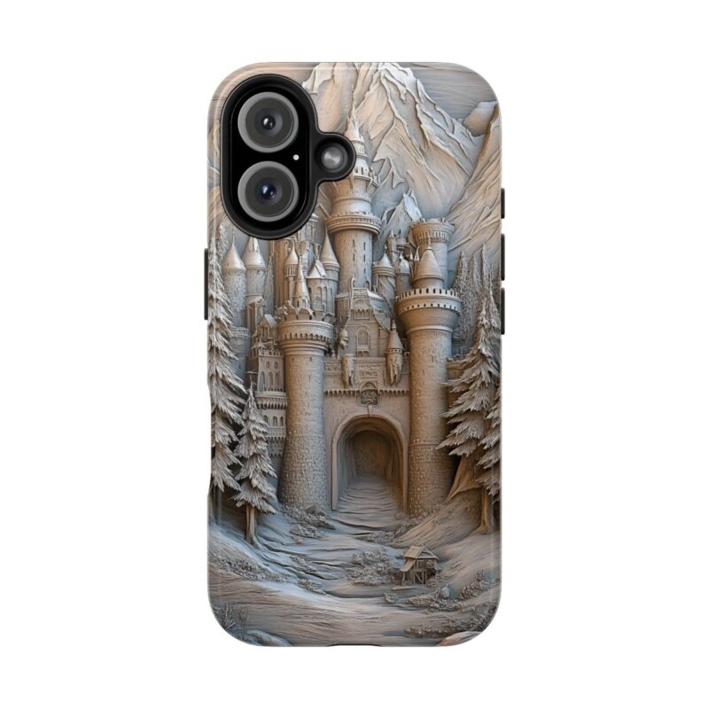 Ancient Mountain Castle iPhone 16 Case