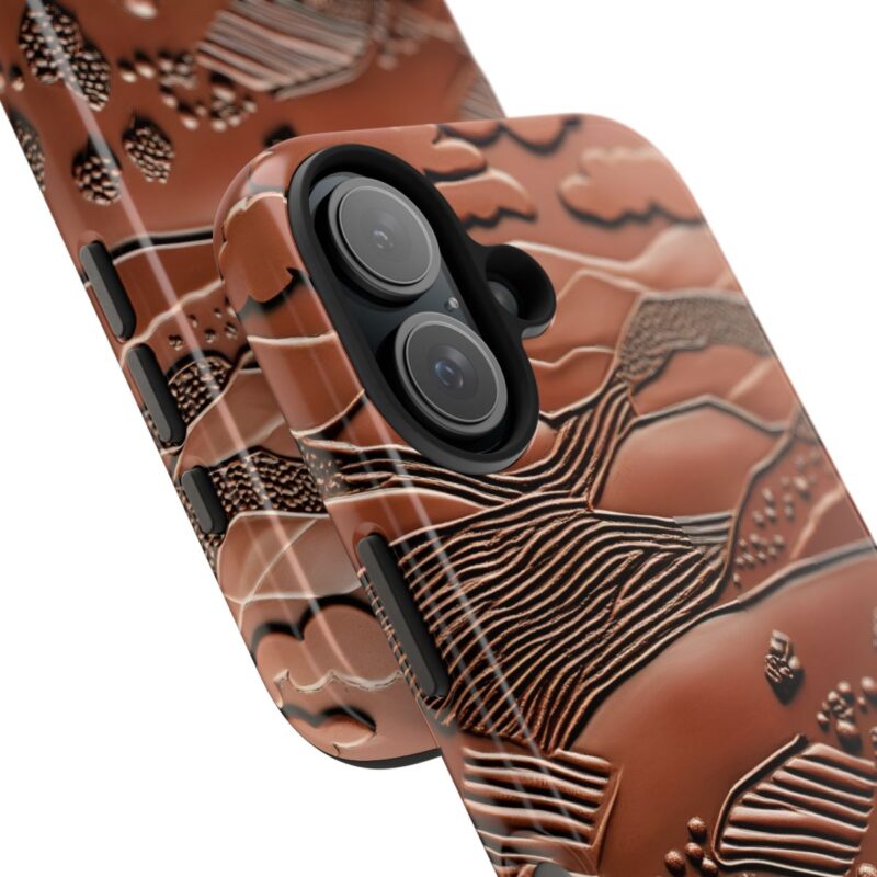 Red Clay Landscape iPhone 16 Case 1