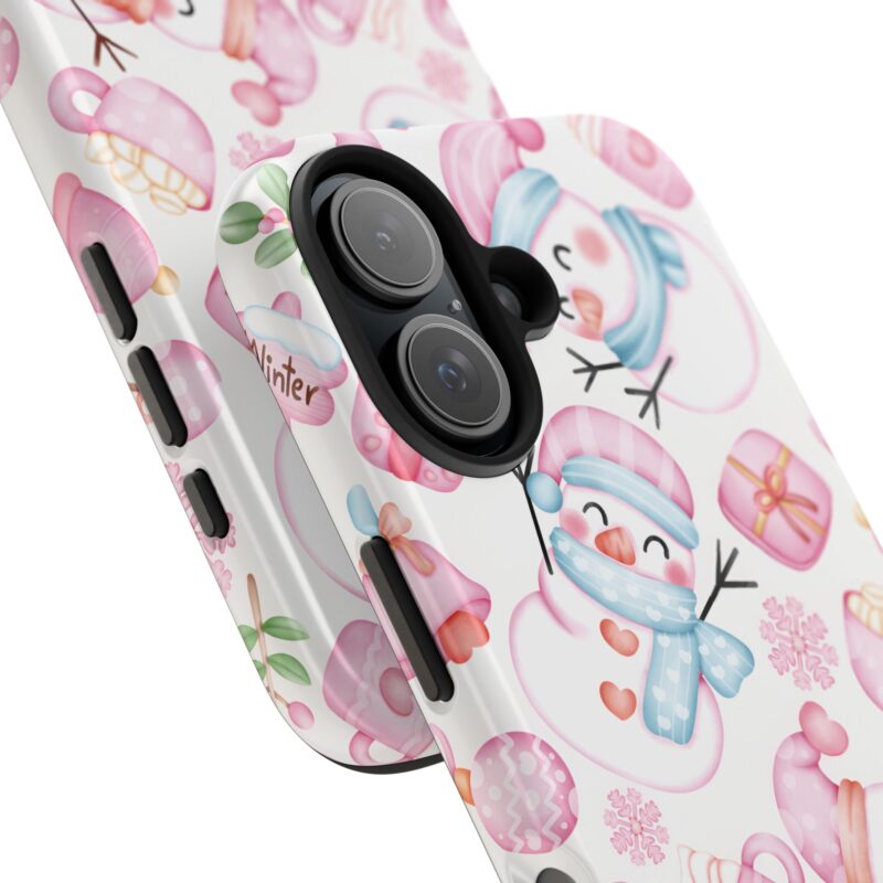 Cotton Candy Snowman iPhone 15 Pro Case