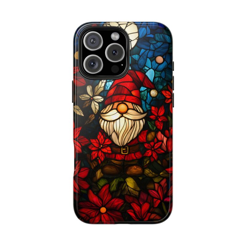 Floral Gnome Delight iPhone 15 Case - Image 4