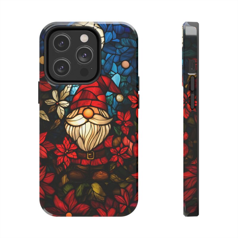 Floral Gnome Delight iPhone 15 Case - Image 6