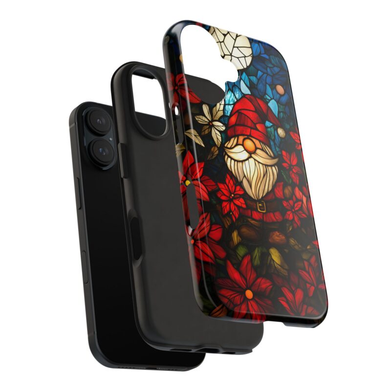 Floral Gnome Delight iPhone 15 Case - Image 3