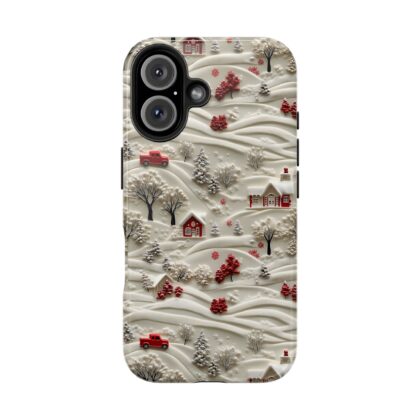 Snowy Christmas Charm iPhone 16 Case
