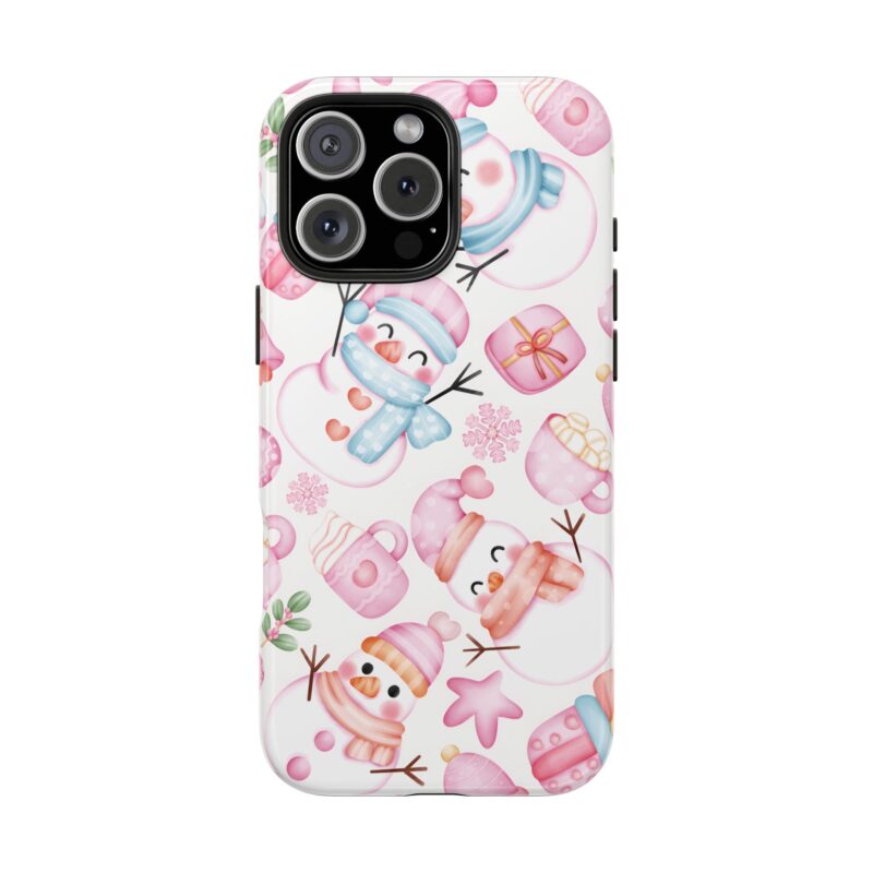 Cotton Candy Snowman iPhone 15 Pro Case