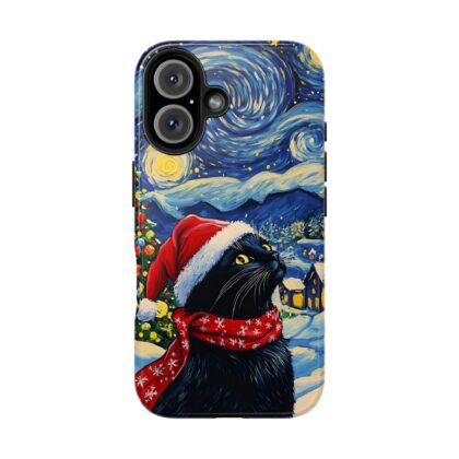 Starry Christmas Whiskers iPhone 15 Case