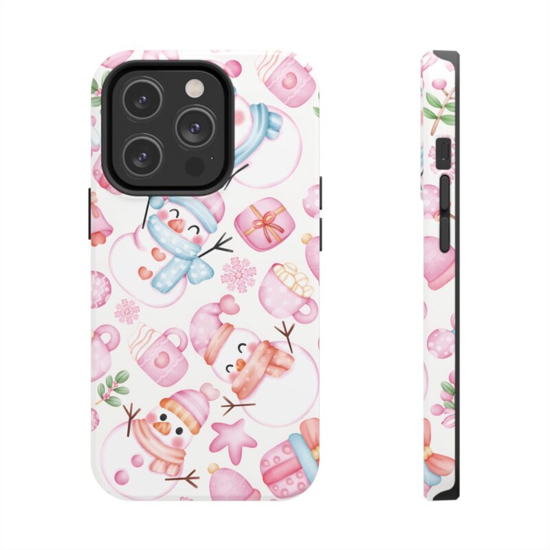 Cotton Candy Snowman iPhone 15 Pro Case