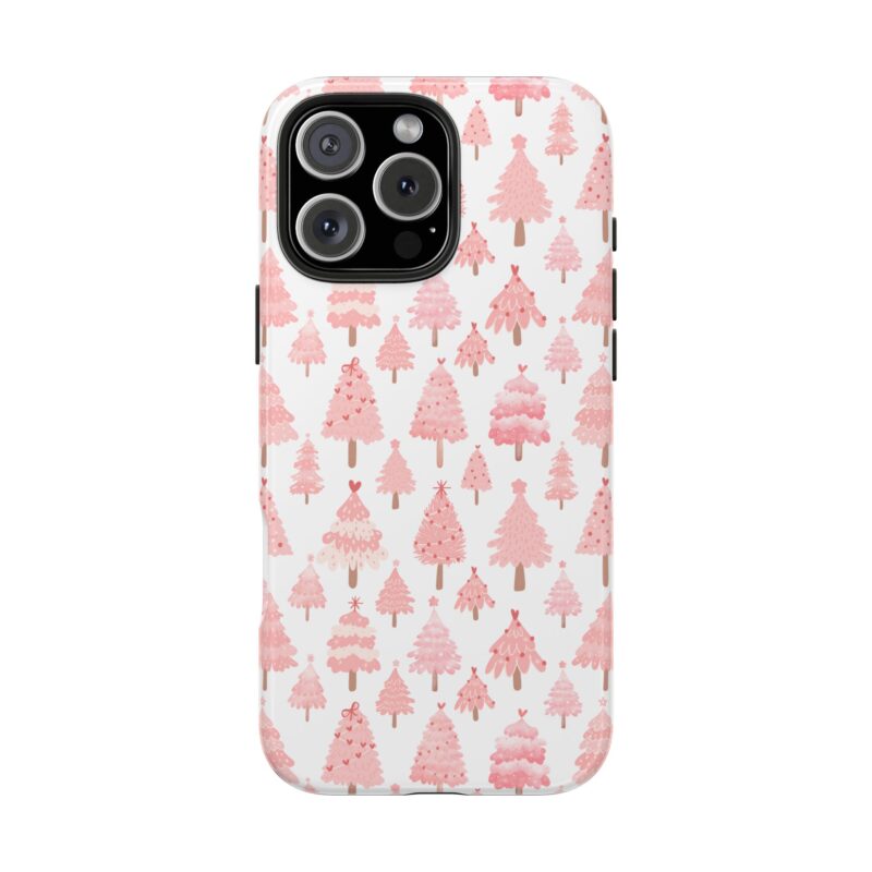 Cute Doodle Christmas Tree iPhone 16 Pro Case