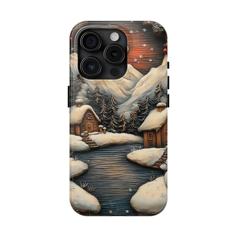 Snowy Woodland iPhone 15 Case