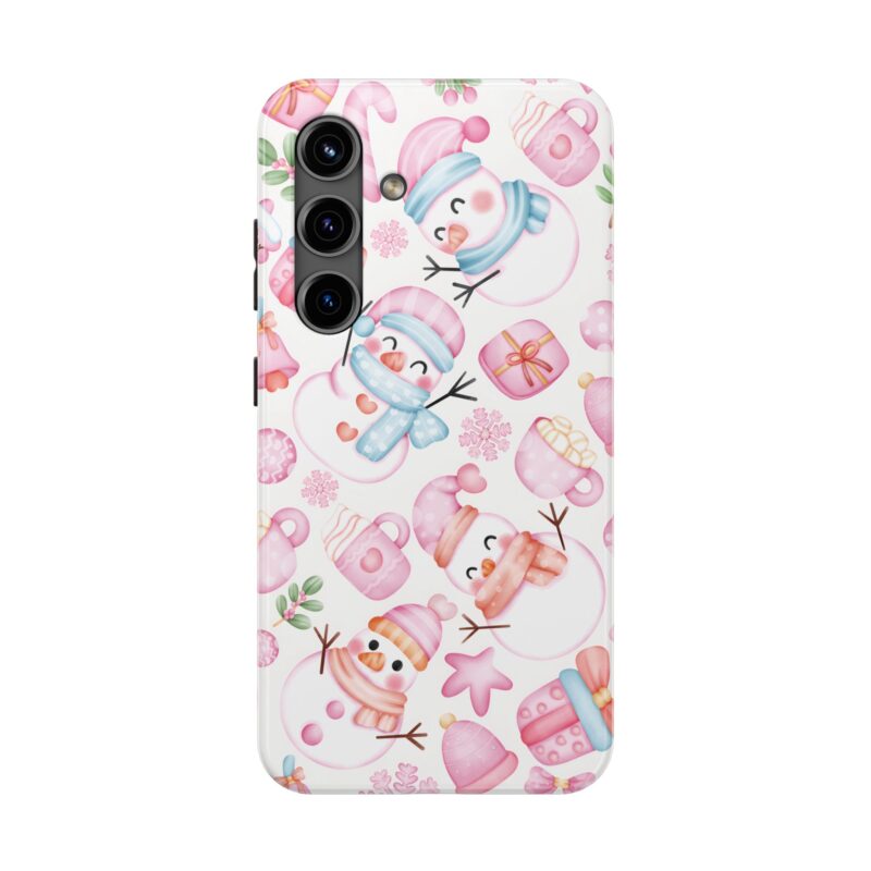 Cotton Candy Snowman iPhone 15 Pro Case