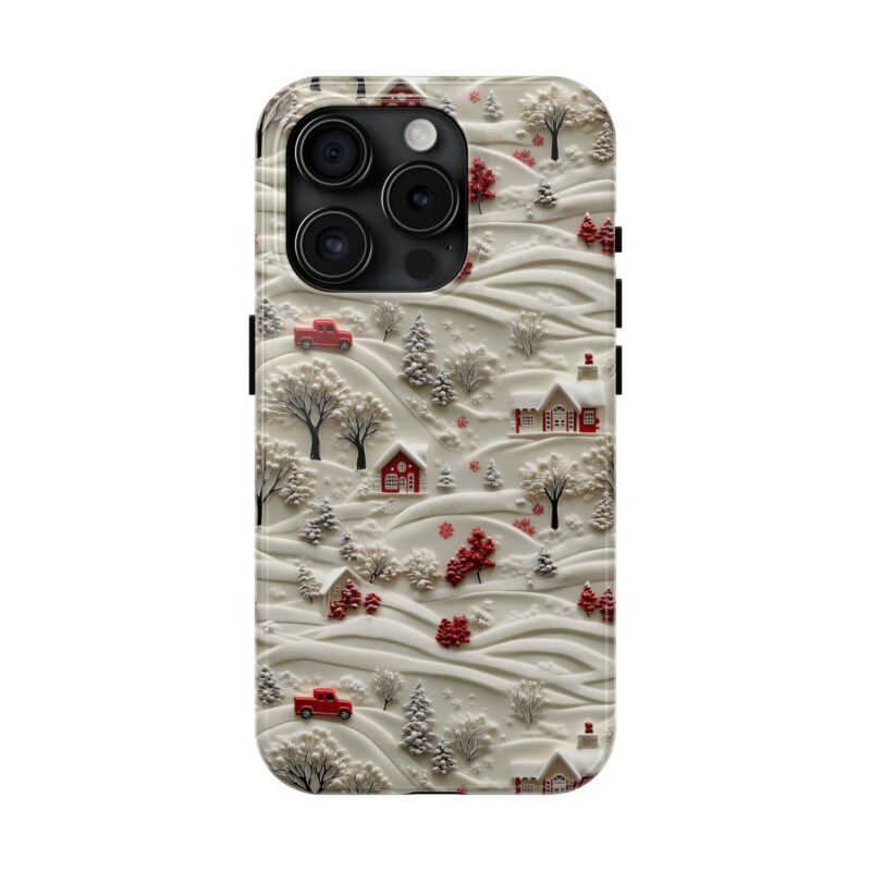 Snowy Christmas Charm iPhone 15 Case