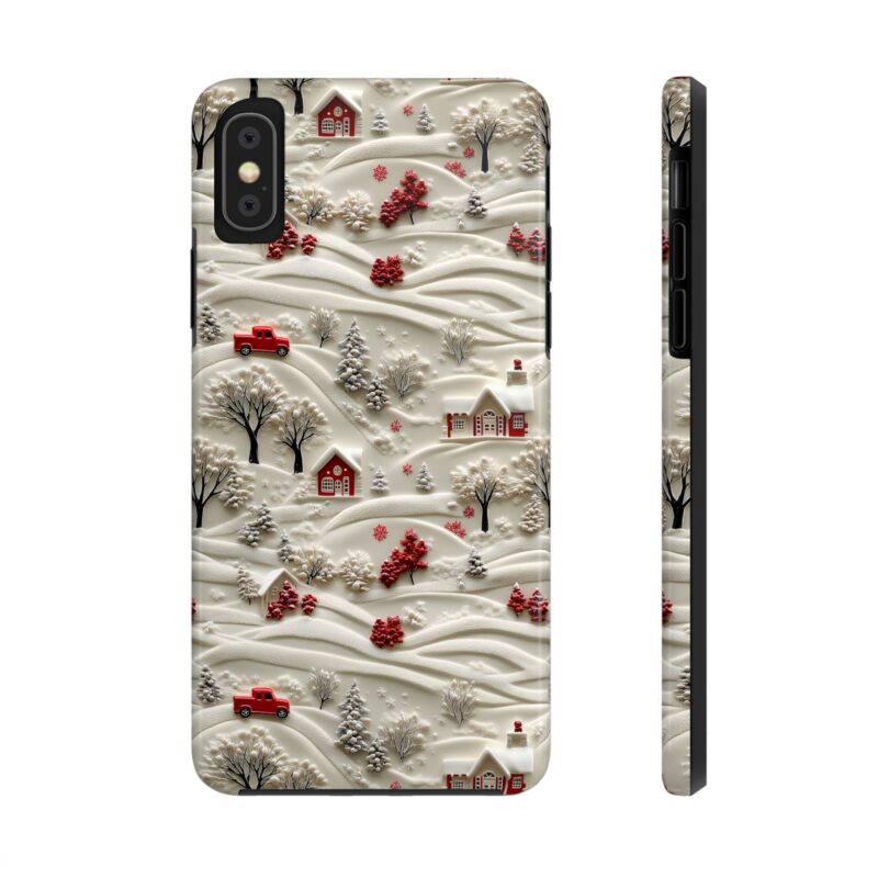 Snowy Christmas Charm iPhone 15 Case