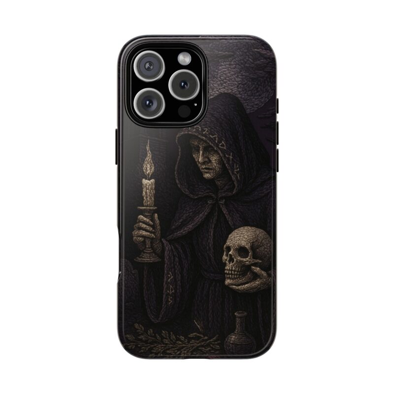 Gothic Witch Phone Case for iPhone | Dark Sorceress Phone Cover | Occult Halloween Aesthetic | Spooky Gift for Her | Fits iPhone 13 14 15 16 - Image 9