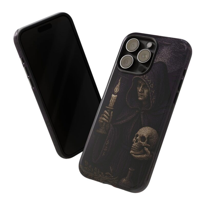 Gothic Witch Phone Case for iPhone | Dark Sorceress Phone Cover | Occult Halloween Aesthetic | Spooky Gift for Her | Fits iPhone 13 14 15 16 - Image 6