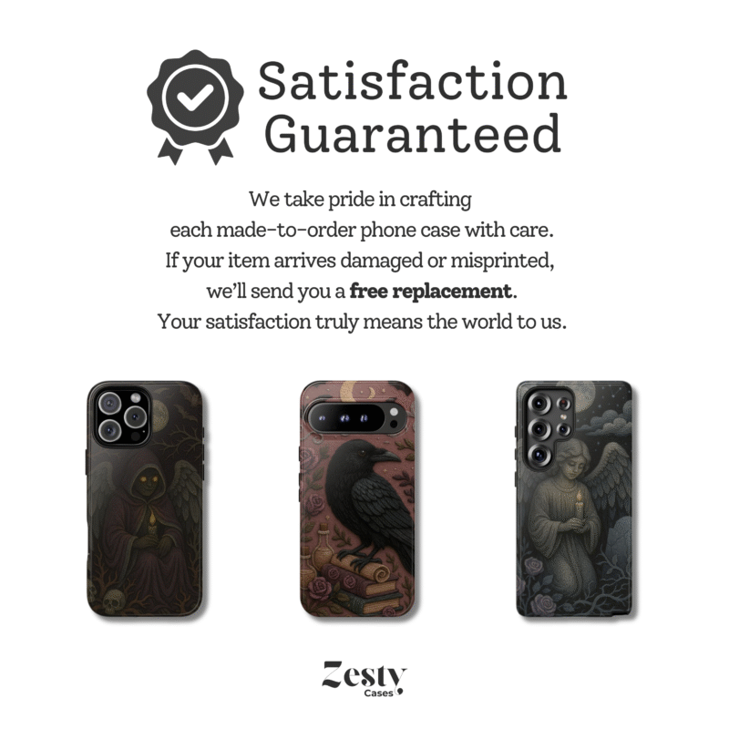 Gothic Grim Reaper Phone Case for iPhone | Dark Fantasy Horror Phone Cover | Skull & Scythe Macabre Aesthetic | Halloween Gift for Him - Image 14