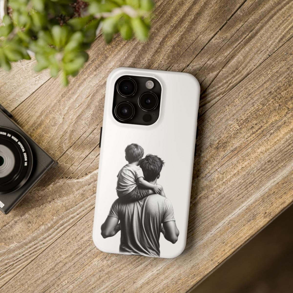 Father Son Bonding Phone Case 3